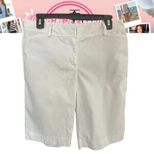 Talbots The Perfect Shorts – White – Size 4 – 10" Inseam | Pre-Owned